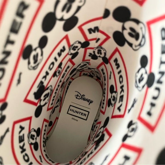 Hunter Disney Mickey Mouse Black Rain Boots Womens Size 5 - Picture 14 of 14